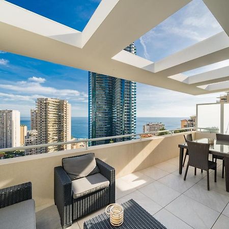 5Mn Monaco - Terrasse Vue Mer - Parking - Be Beausoleil Kültér fotó