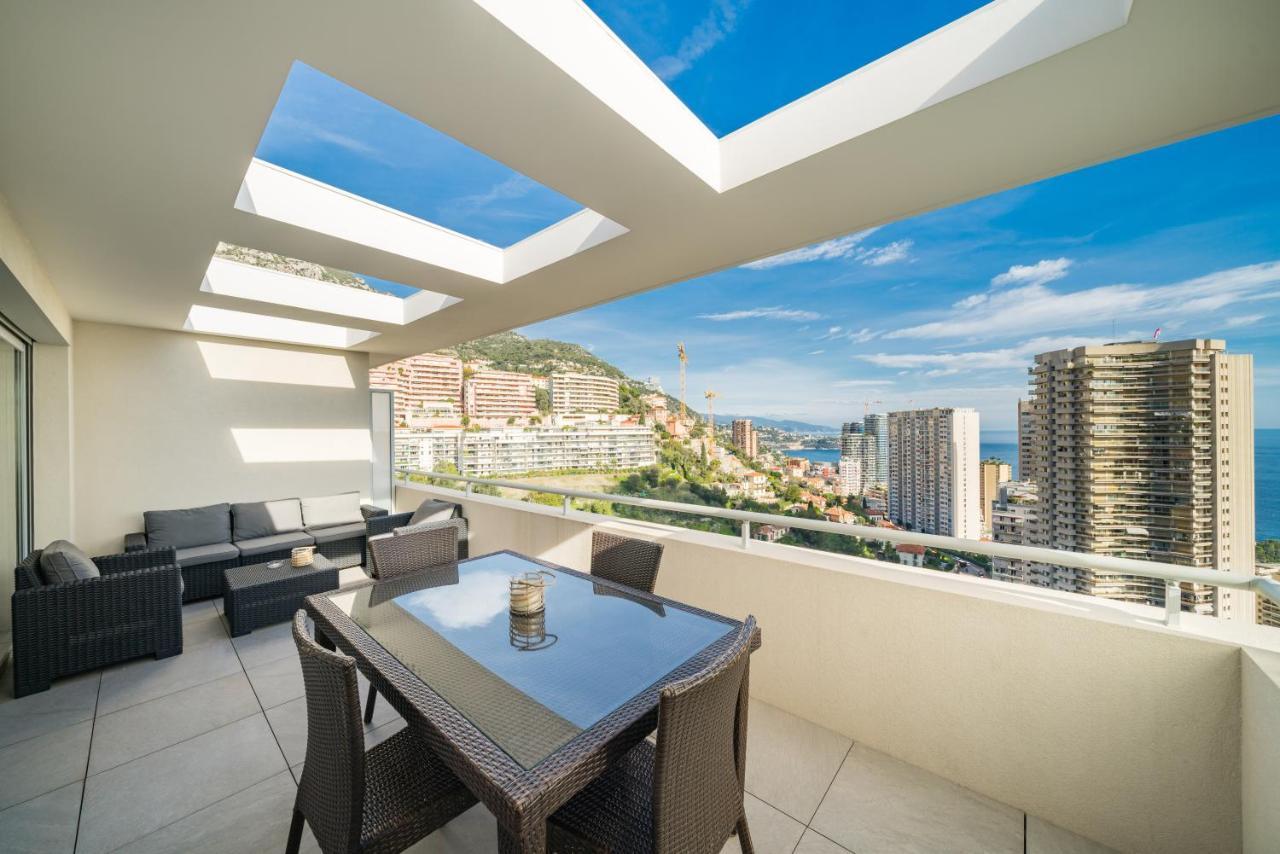 5Mn Monaco - Terrasse Vue Mer - Parking - Be Beausoleil Kültér fotó