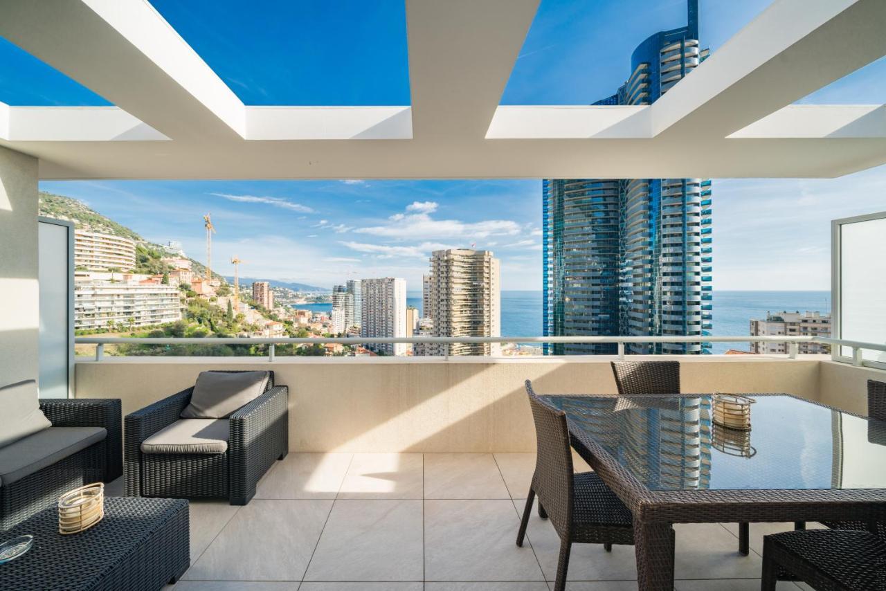 5Mn Monaco - Terrasse Vue Mer - Parking - Be Beausoleil Kültér fotó