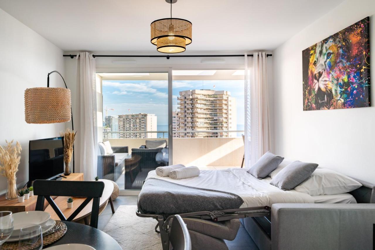 5Mn Monaco - Terrasse Vue Mer - Parking - Be Beausoleil Kültér fotó
