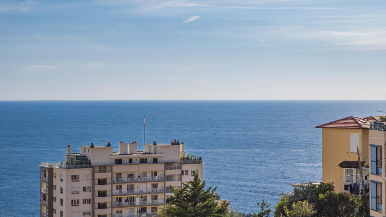 5Mn Monaco - Terrasse Vue Mer - Parking - Be Beausoleil Kültér fotó